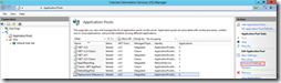 Application Pools - Deployment Webservice