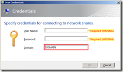 User Credentials - DOMAIN