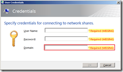 User Credentials - Default